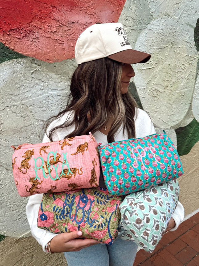 Roller rabbit makeup bag best sale