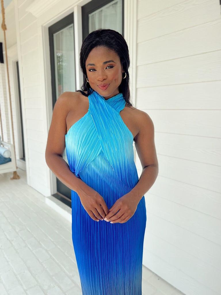 Summer Invite Ombre Maxi Dress