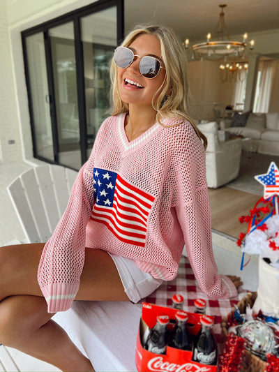 Let Freedom Ring Knit Sweater