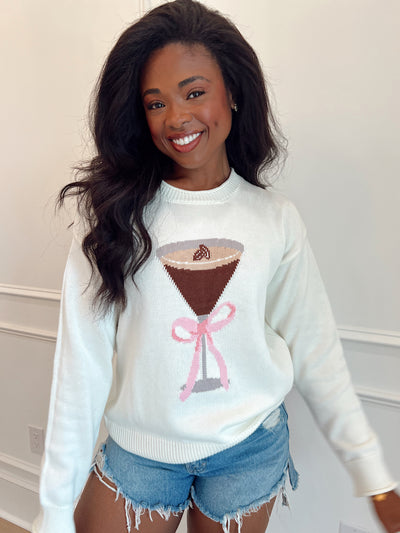 Sippin' In Style Espresso Martini Sweater