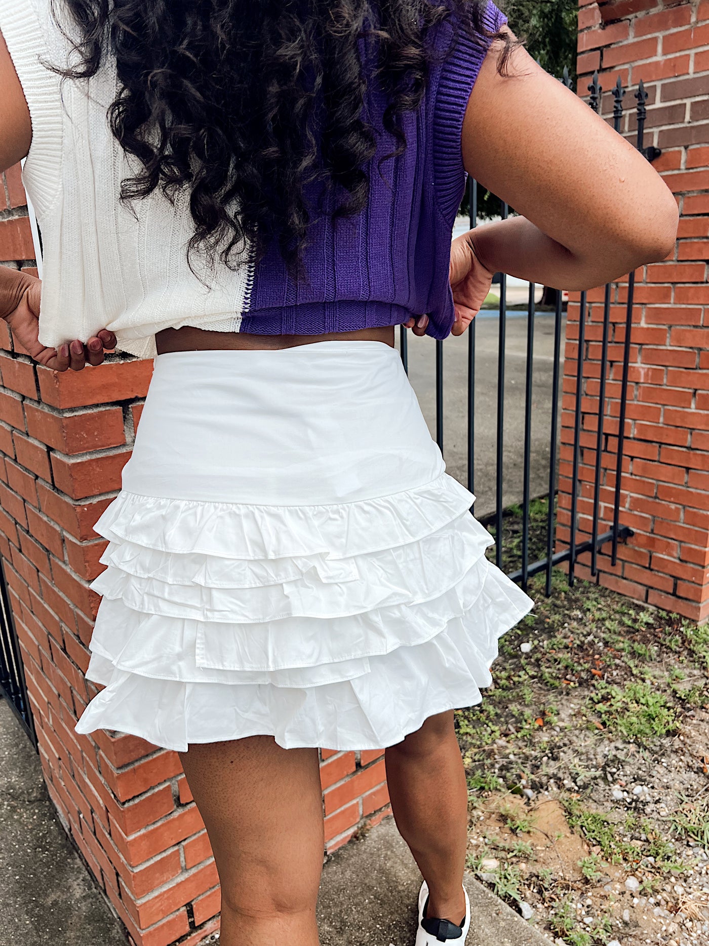 Savor Stillness Ruffled Skort