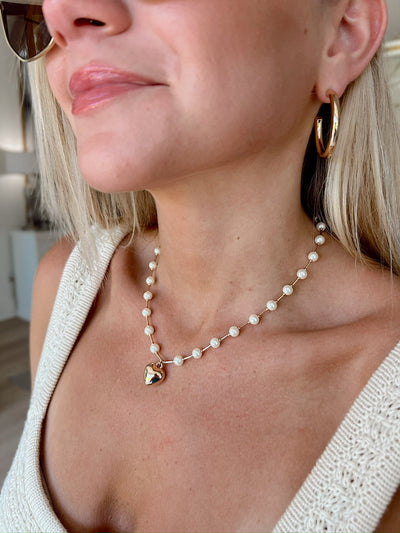 Whimsical Days Water Resistant Pearl Necklace