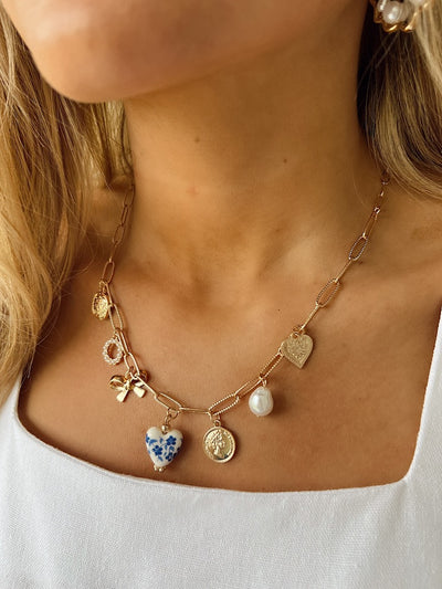 Modern Glow Charm Necklace