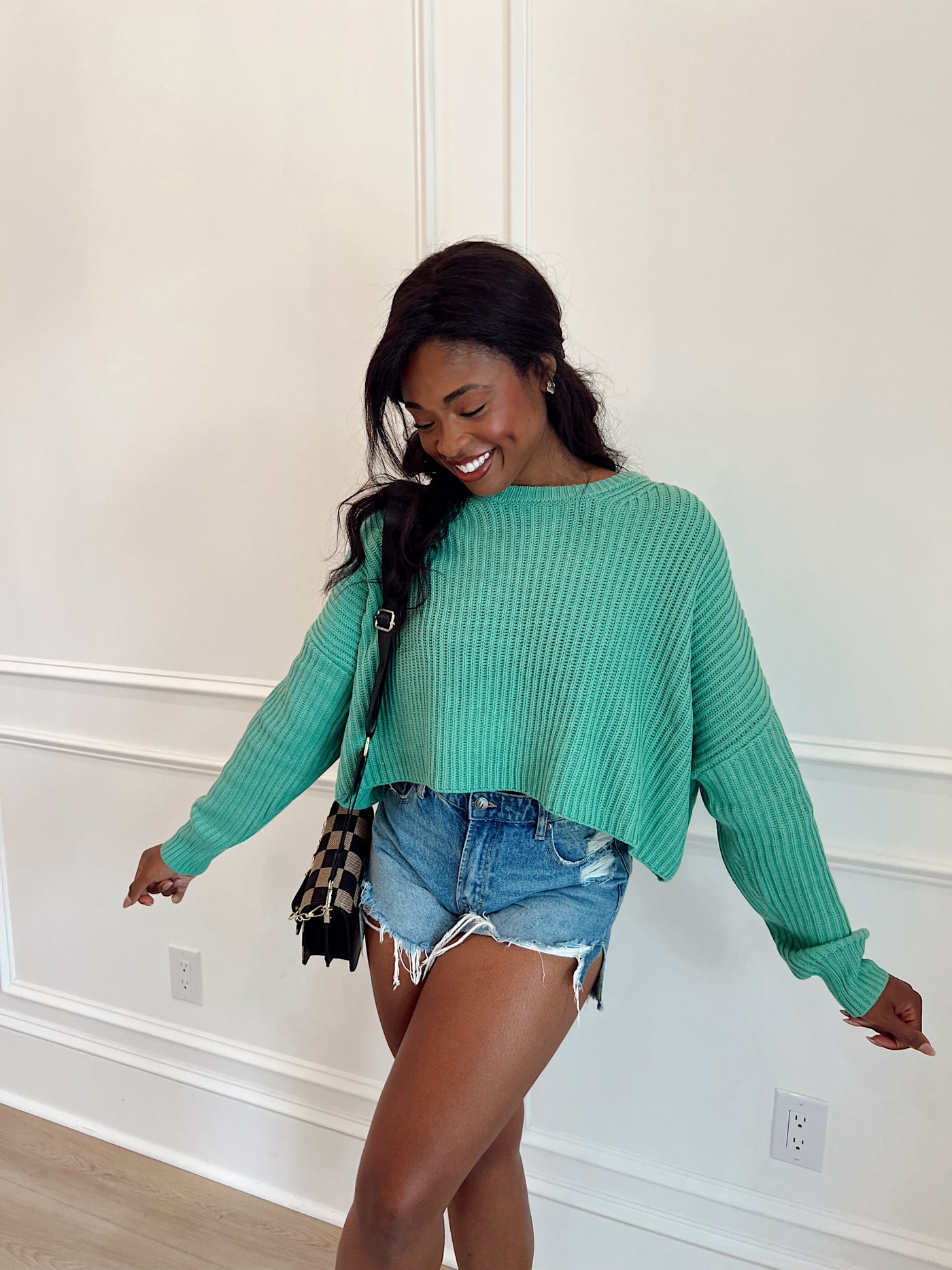 Keep It Chill Cropped Sweater