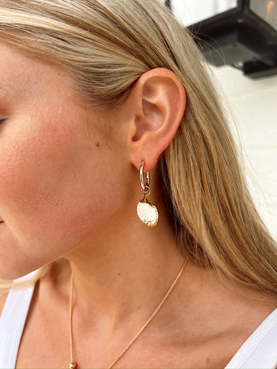 Circles In The Sand Hoop Earrings