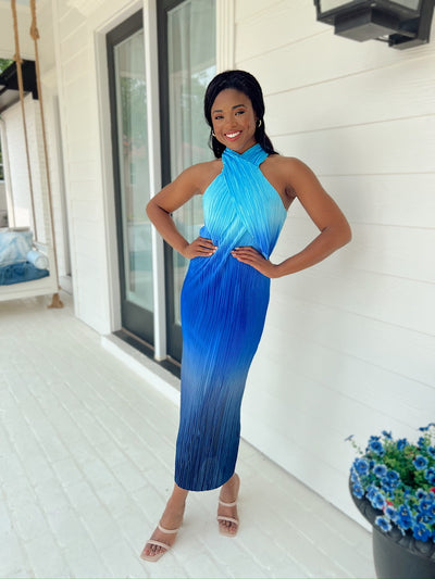 Summer Invite Ombre Maxi Dress