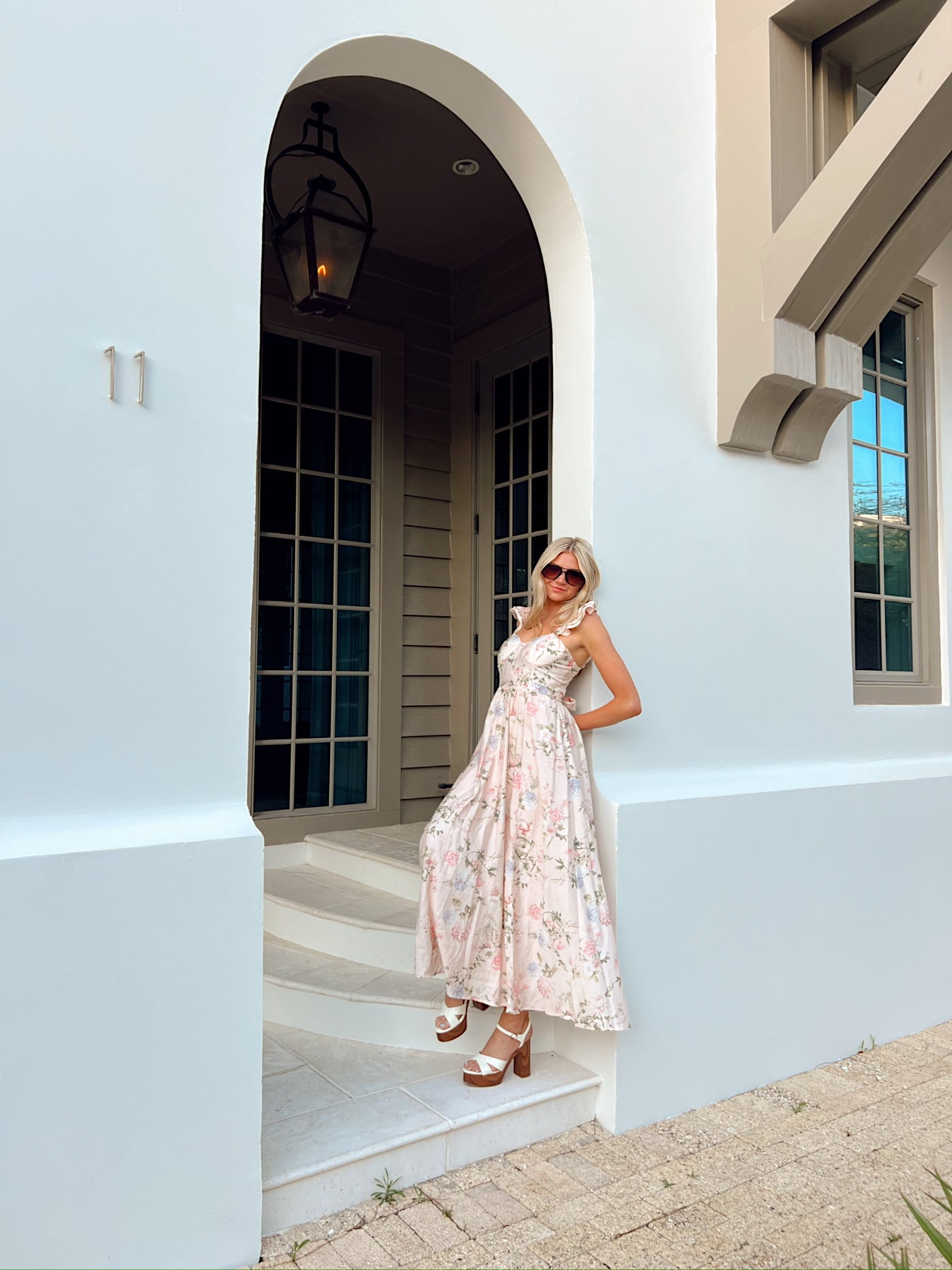 A Beautiful Feeling Floral Maxi Dress