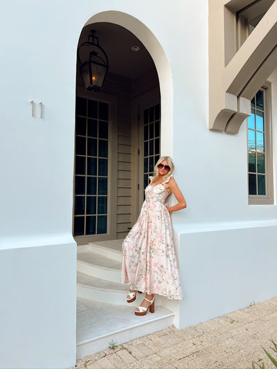A Beautiful Feeling Floral Maxi Dress