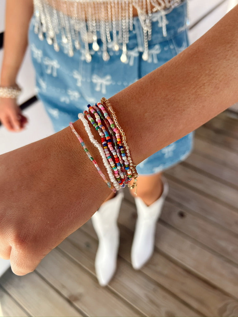 Funfetti Confetti Stretch Bracelet Set