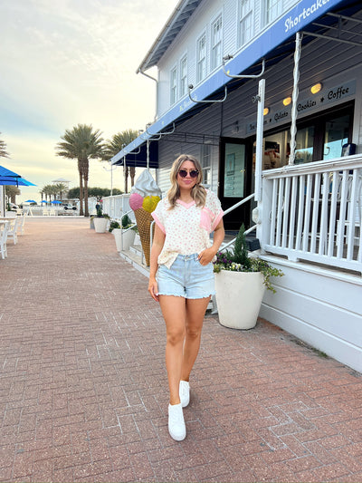 Radiate Good Vibes Floral Top