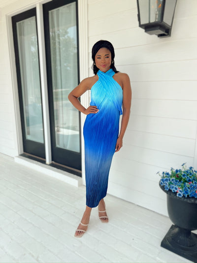 Summer Invite Ombre Maxi Dress