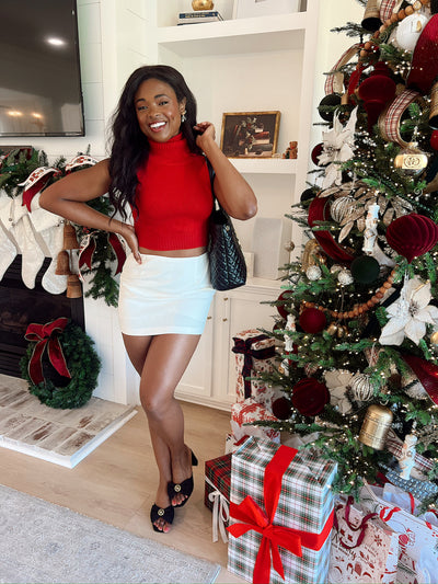 Polished Ease Turtleneck Sweater Top