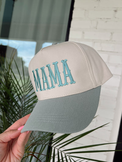 "MAMA" Embroidered Trucker Hat