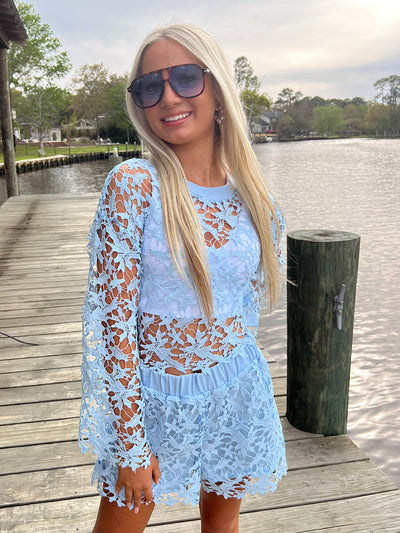 My Sweet Side Crochet Two-Piece Set