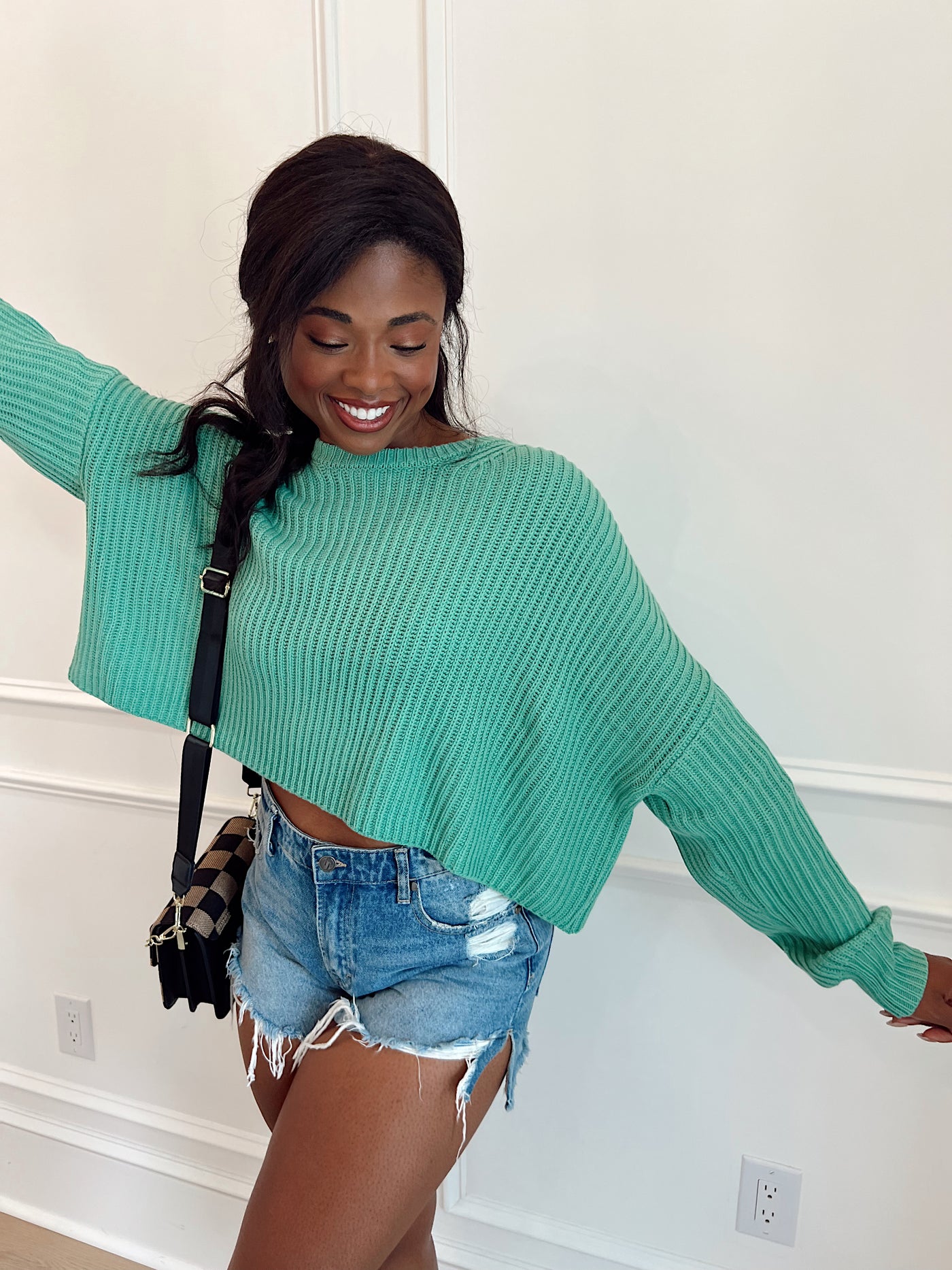 Keep It Chill Cropped Sweater