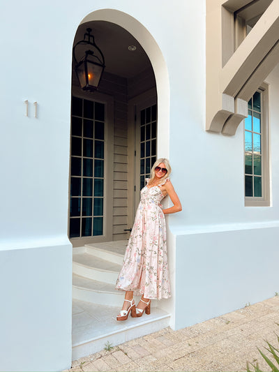 A Beautiful Feeling Floral Maxi Dress