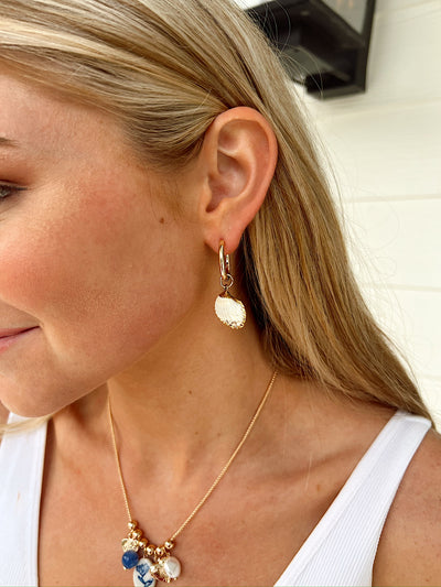 Circles In The Sand Hoop Earrings