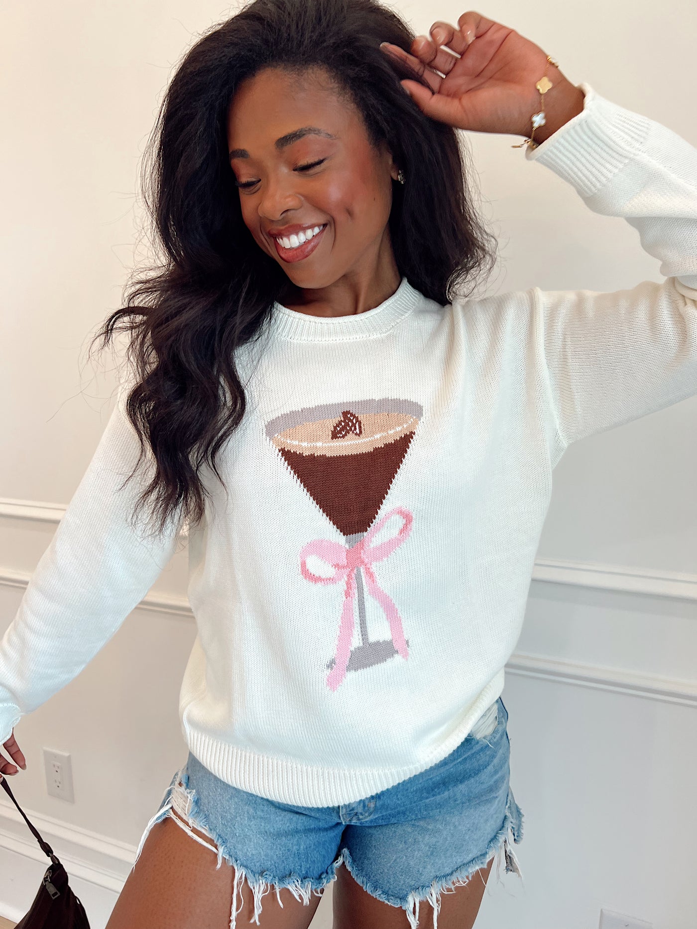 Sippin' In Style Espresso Martini Sweater