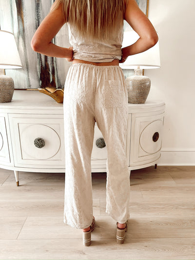 Summer Night Eyelet Pants