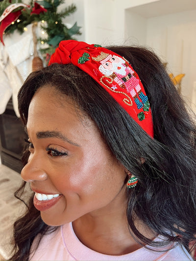 Christmas Soldier Knotted Headband