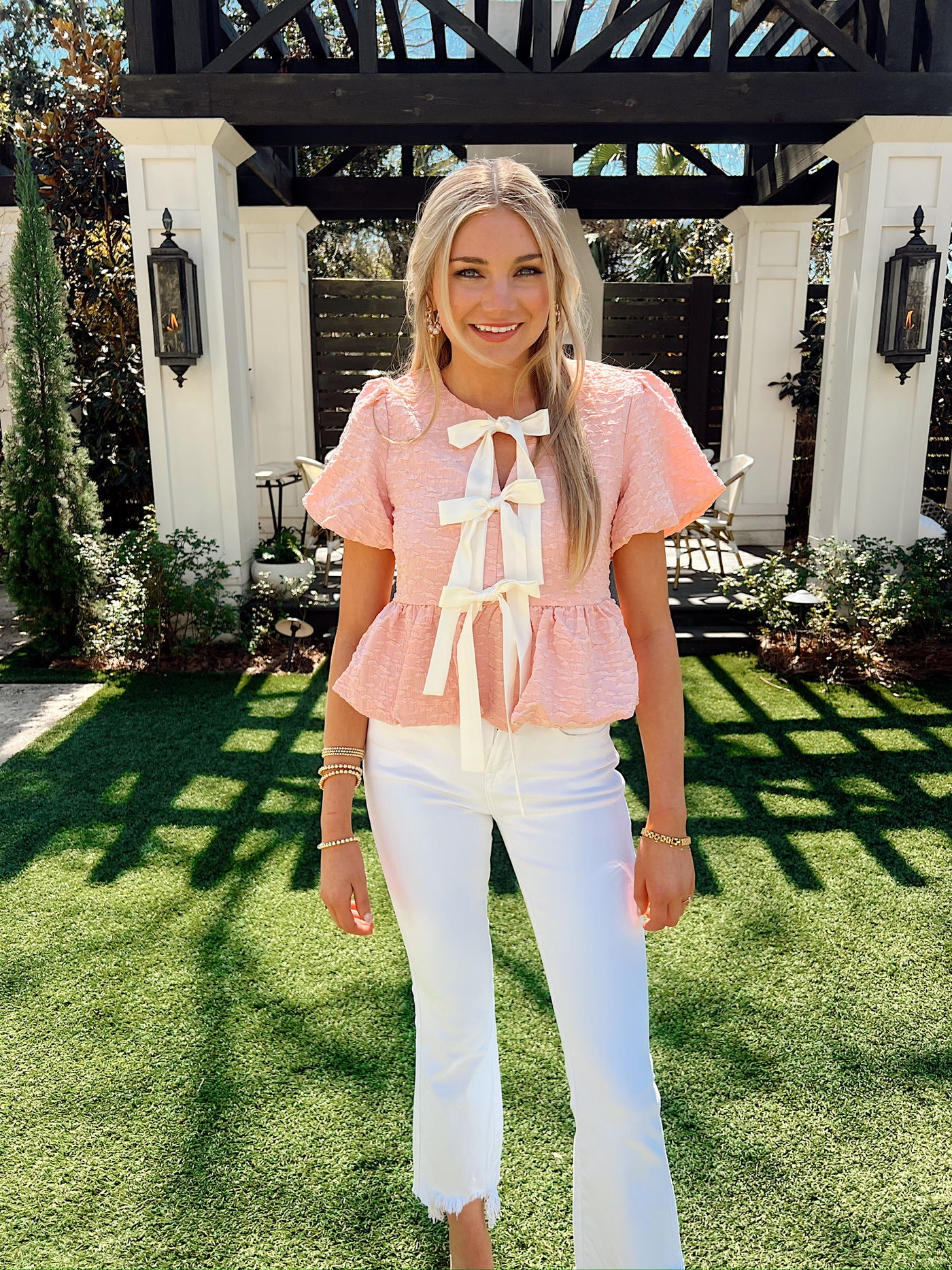 Slaying In Style Textured Blouse