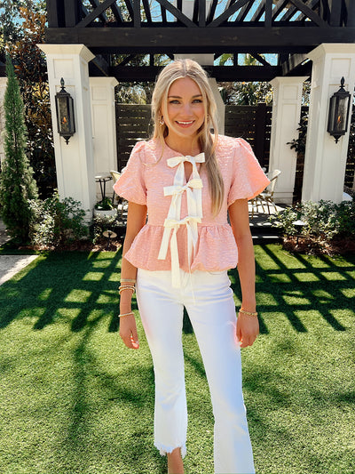 Slaying In Style Textured Blouse