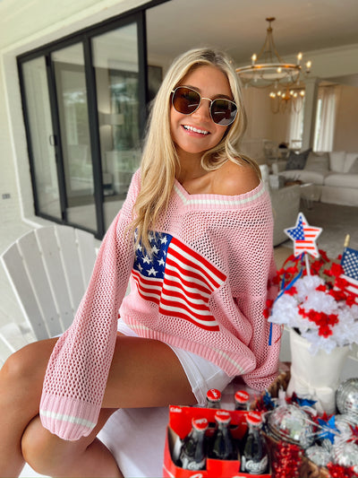 Let Freedom Ring Knit Sweater