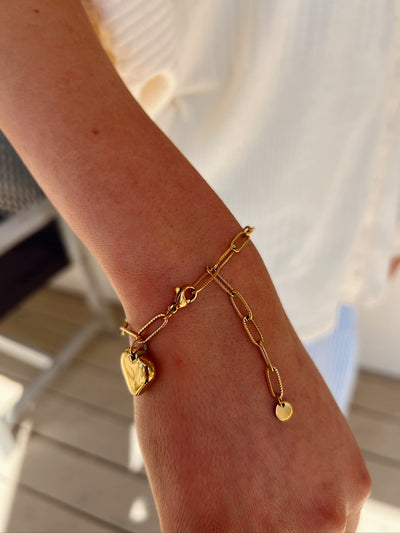 Battle For Love Heart Bracelet