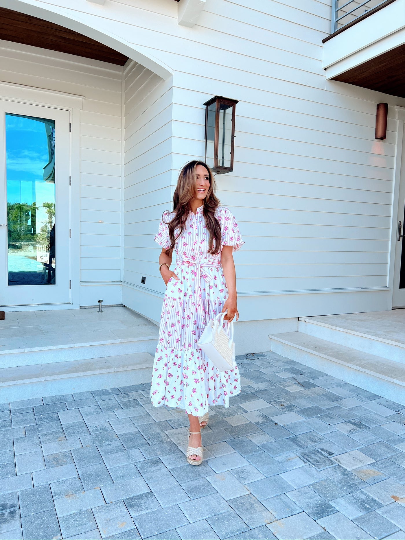 Leaving You Breathless Floral Midi Dress