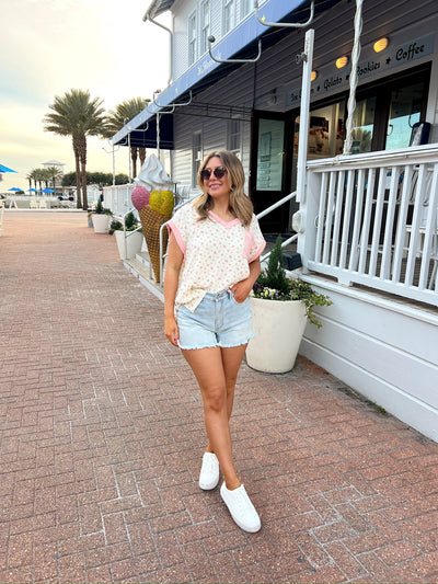 Radiate Good Vibes Floral Top