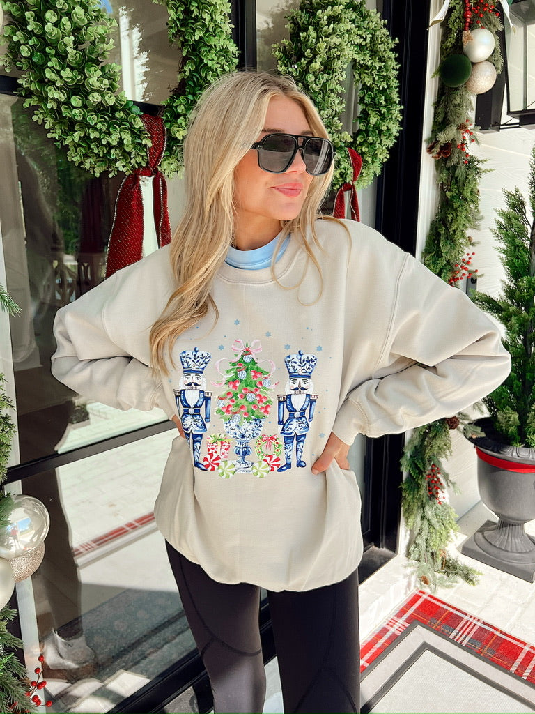 Chinoiserie Nutcracker Sweatshirt
