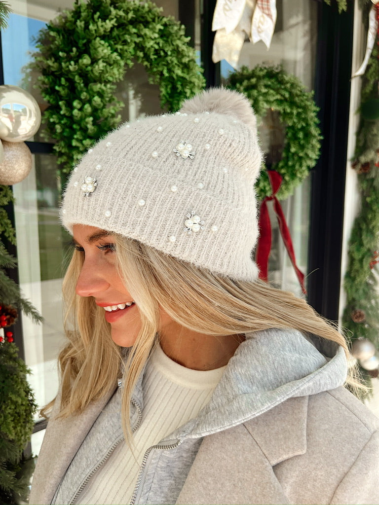 Cozy Chic Embellished Beanie