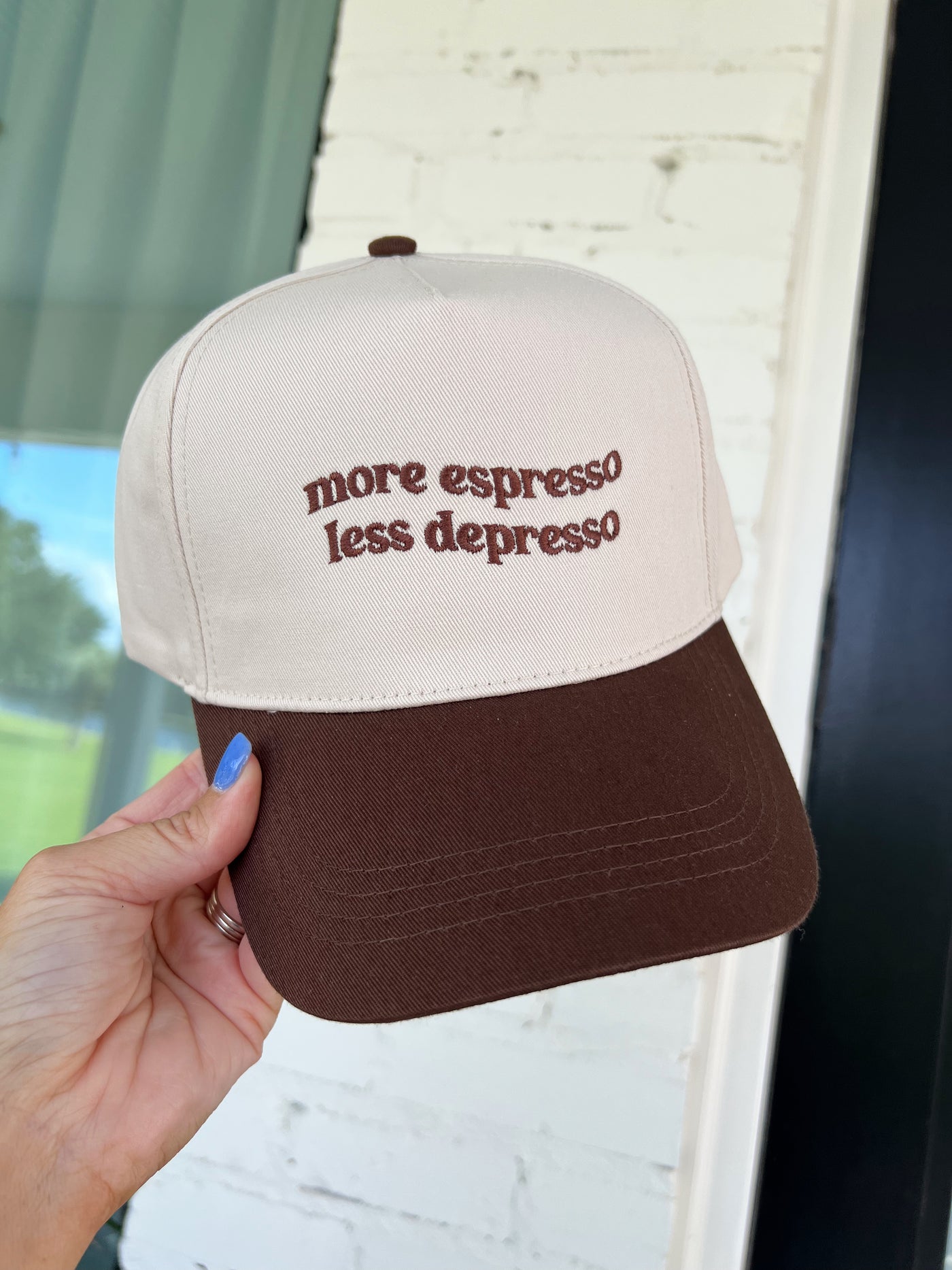 More Espresso, Less Depresso Trucker Hat
