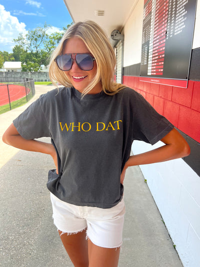 Who Dat Graphic Top