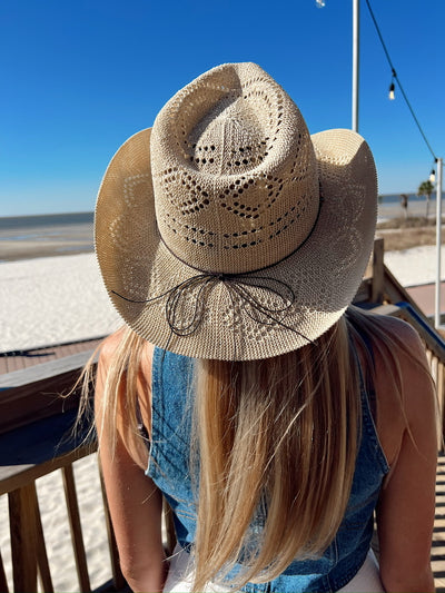 C.C Sittin' In The Sun Straw Cowboy Hat