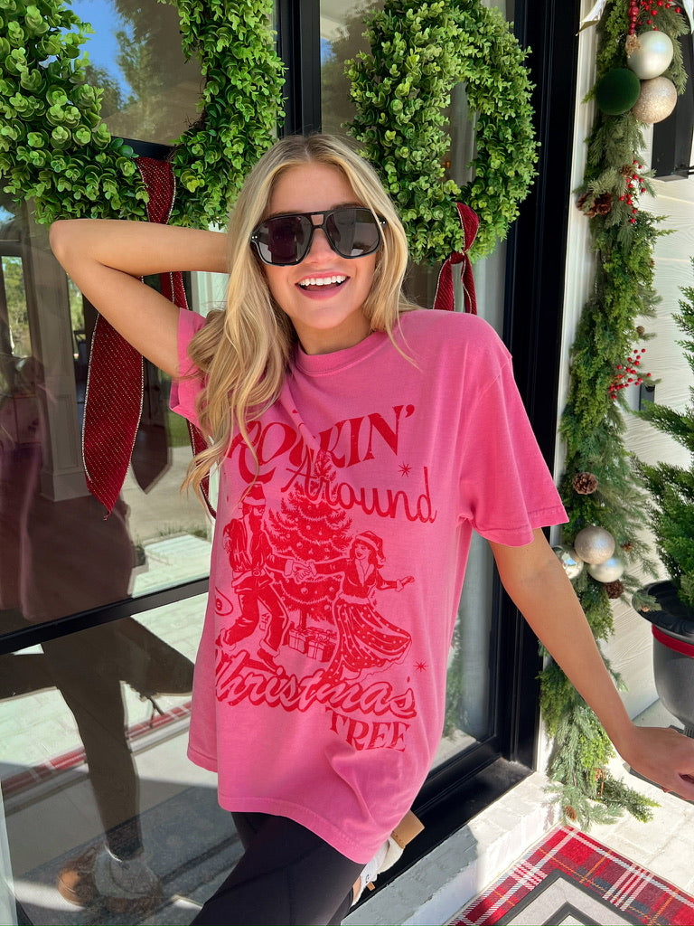 Rocking Around The Christmas Tree Graphic Top