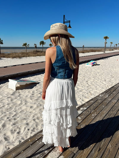 Grace In Every Step Tiered Maxi Skirt