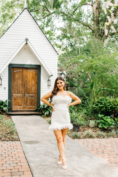 Talk Of The Party Strapless Dress