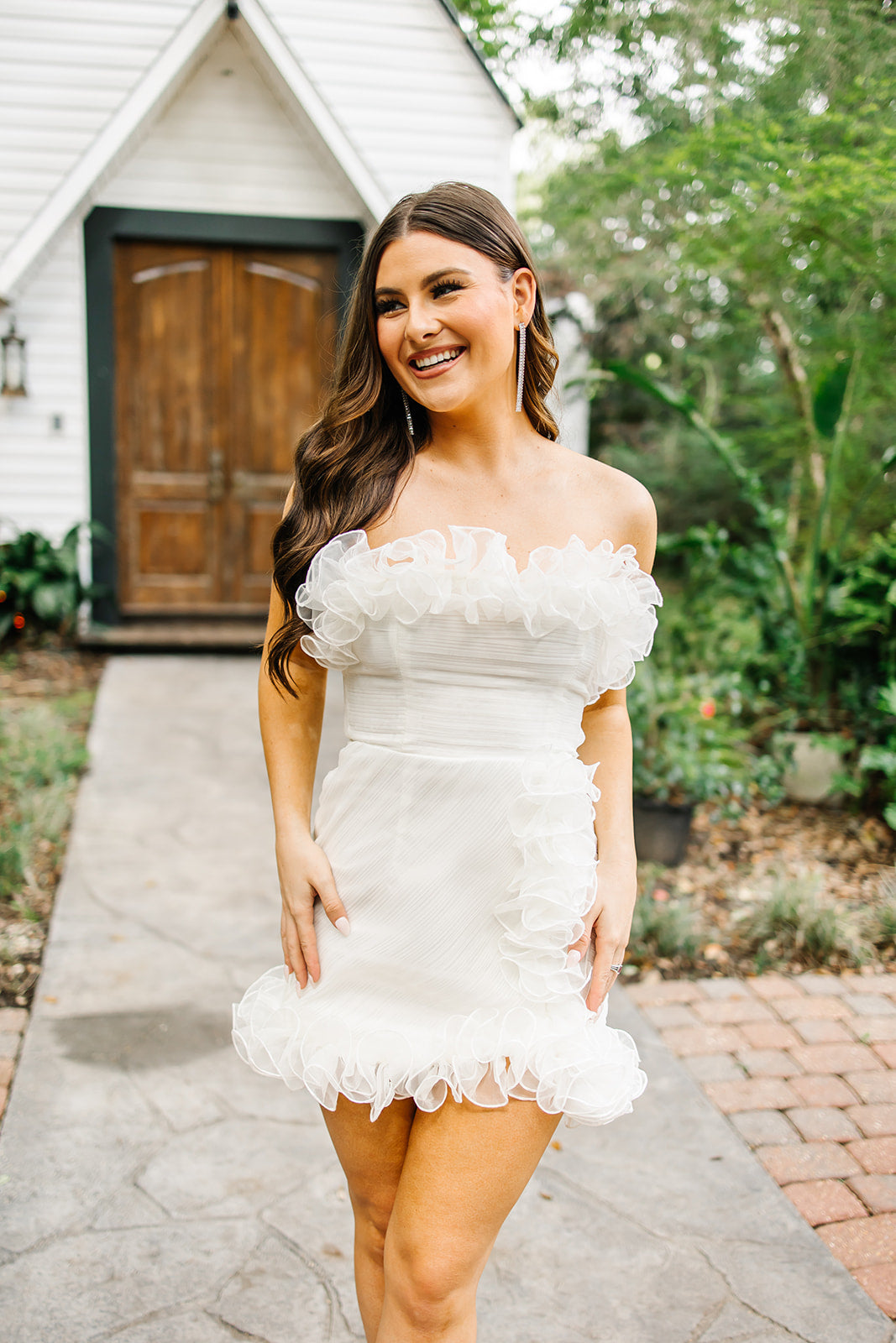 Talk Of The Party Strapless Dress