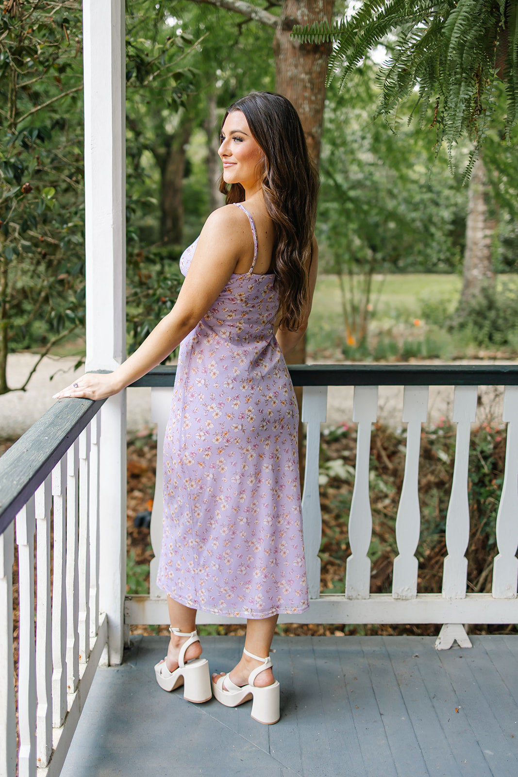 Life In Full Bloom Floral Midi Dress