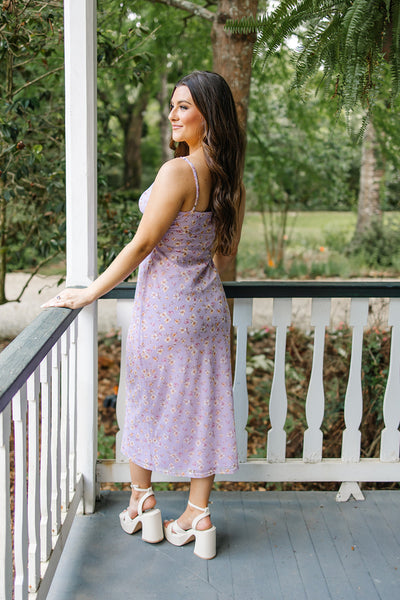 Life In Full Bloom Floral Midi Dress