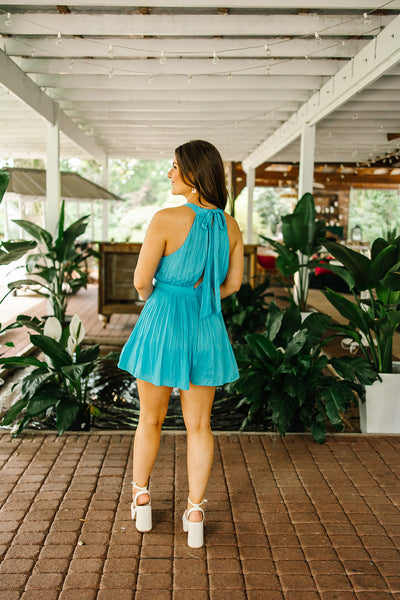 Speak Now Pleated Romper