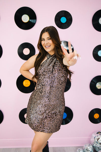 You're My Lover Sequin Dress