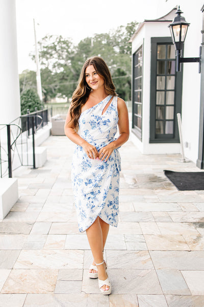 The Zen Feeling One Shoulder Dress