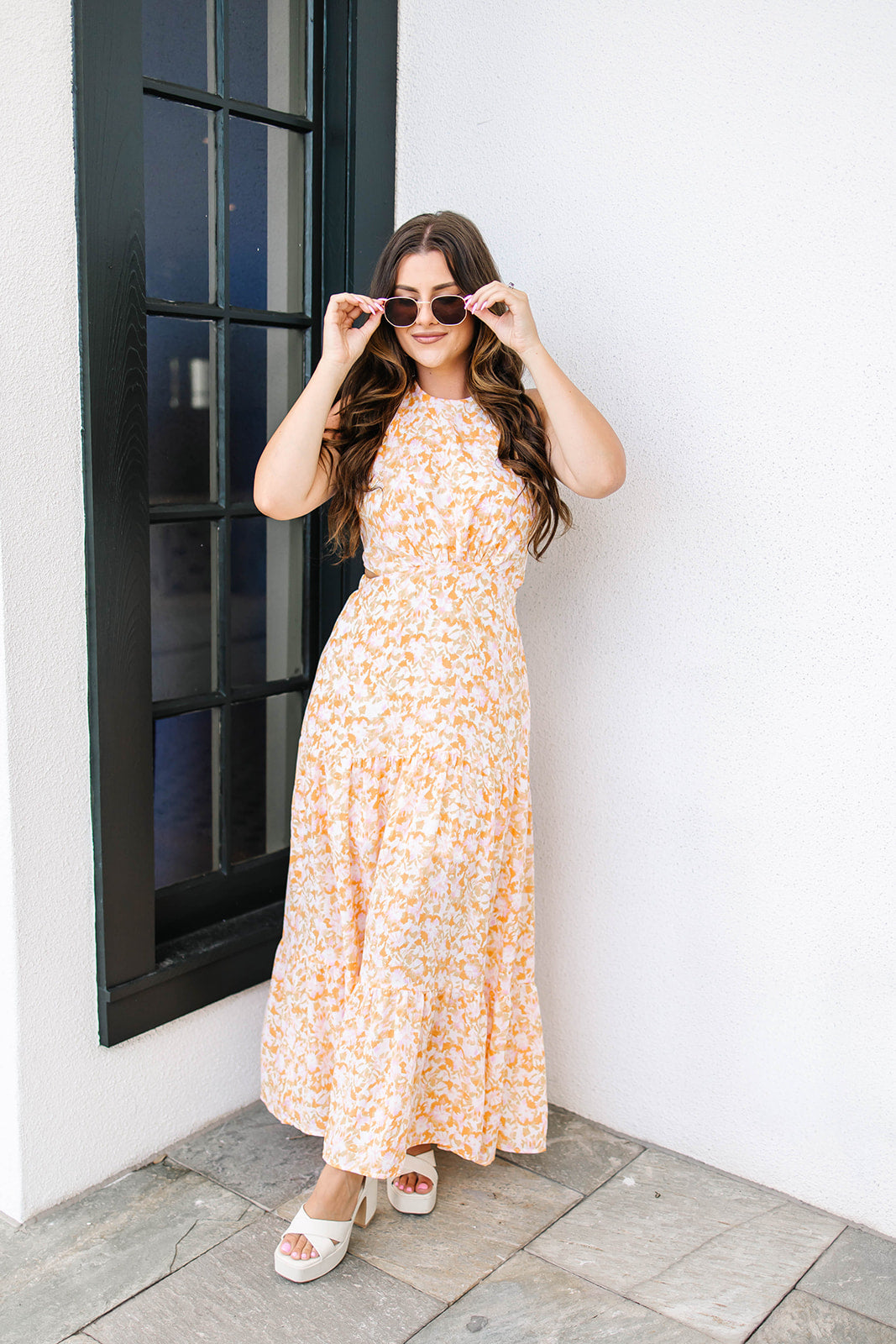 Selling Sunset Tiered Maxi Dress