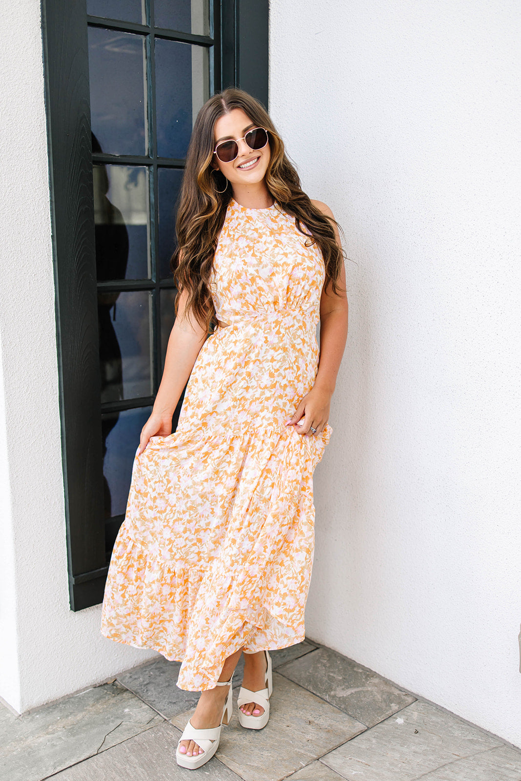 Selling Sunset Tiered Maxi Dress