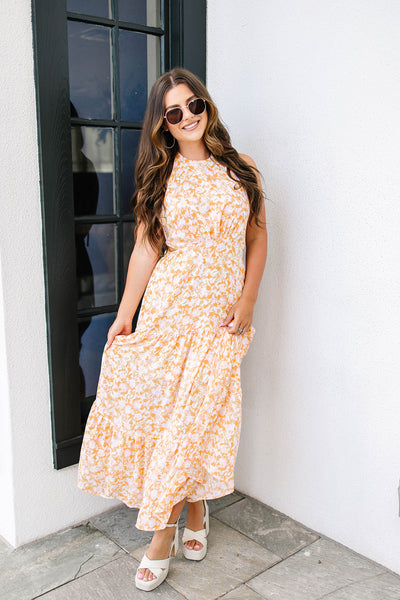 Selling Sunset Tiered Maxi Dress