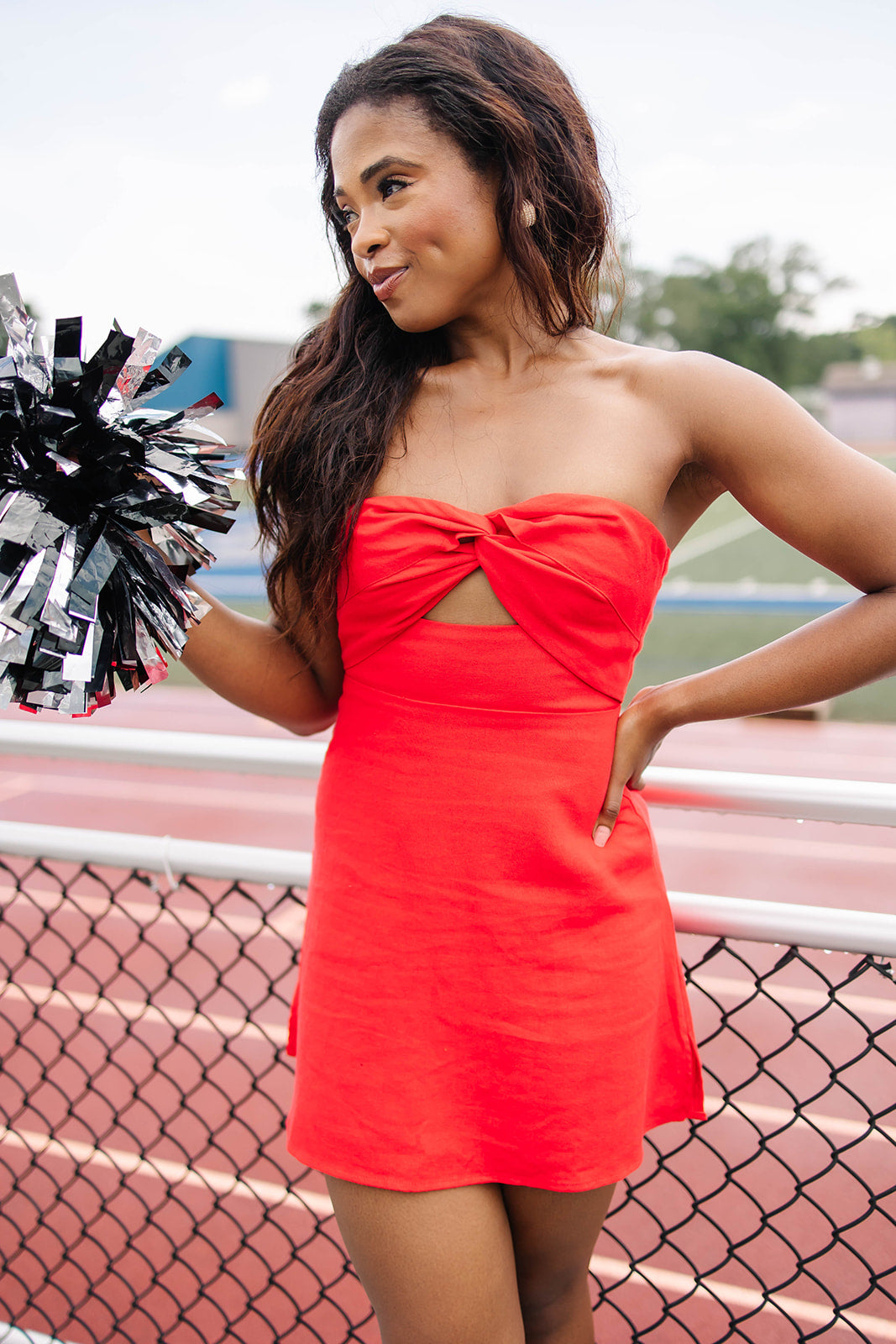 Not Your Babe Strapless Dress