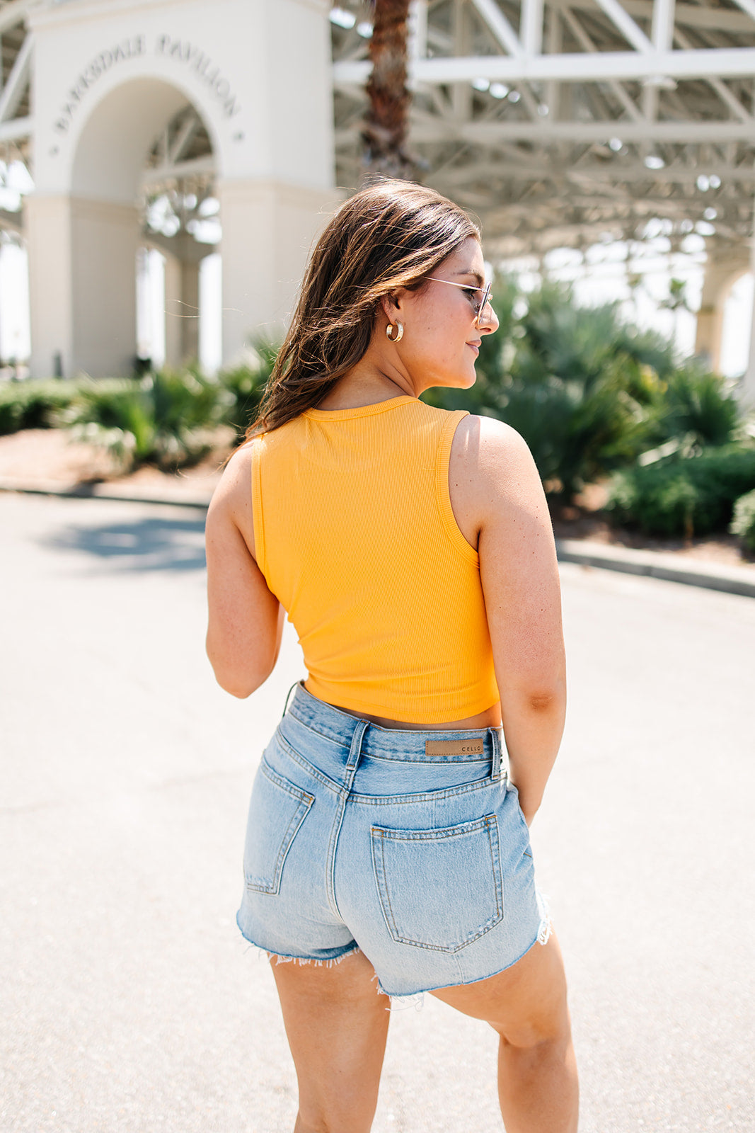 Quick Access Ribbed Crop Top