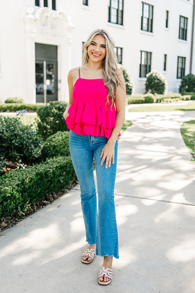 Afterglow Fuchsia Top